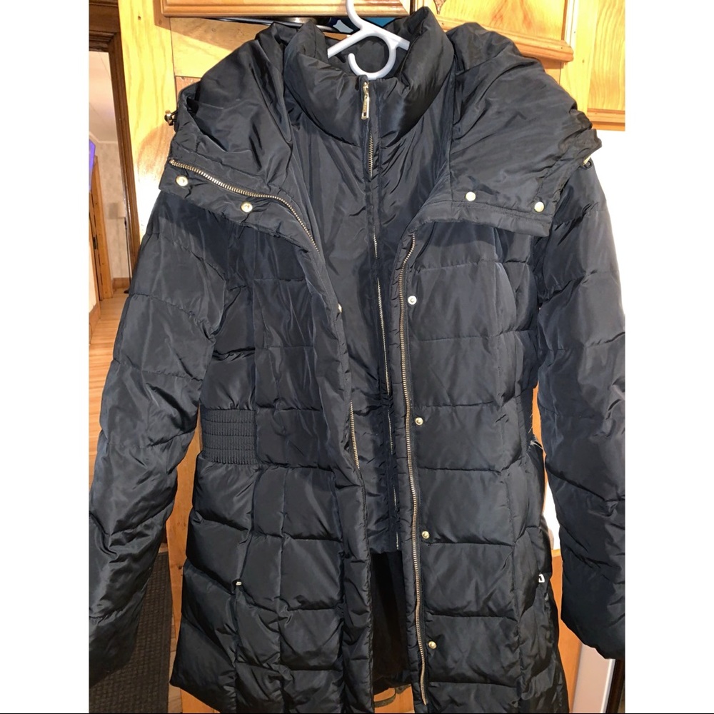 Cole Haan Hooded Down Puffer Coat